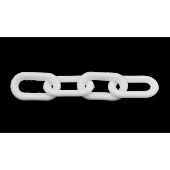Plastic Chain in a Bag - White - 125 Ft/bag