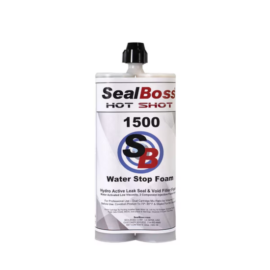 Sealboss 1500 Ultra Low Viscosity Resin Part B 22 oz Dual Cartridge