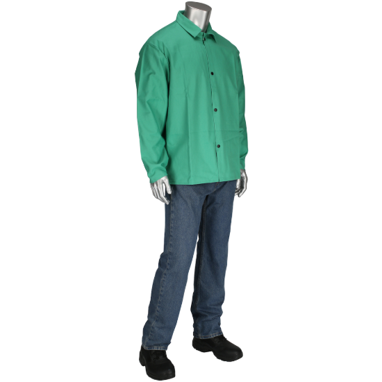 Ironcat Economy FR Treated 100% Cotton Welder Jacket - 30" - XL