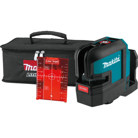 Makita 12V max CXT Self-Leveling Cross-Line Red Laser - Tool Only