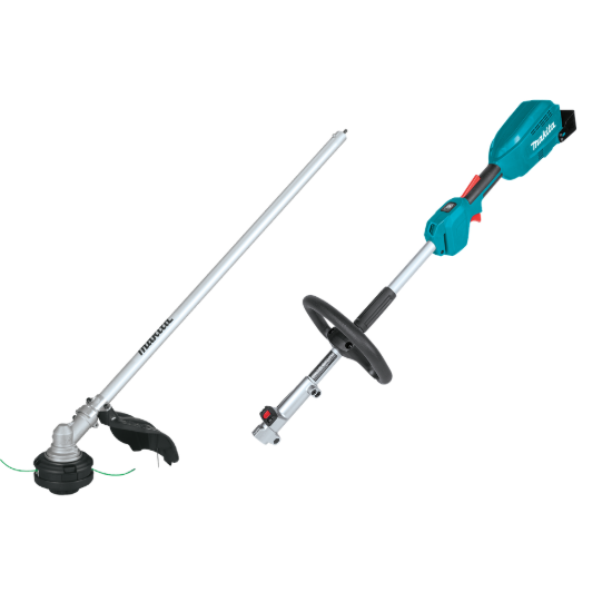 Makita 18V LXT Brushless Couple Shaft Power Head With 13" String Trimmer Attachment - Tool Only