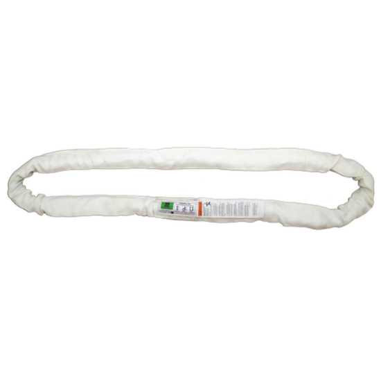 Liftex Endless Roundsling - White, 4' (Vertical: 16,800 lbs / Choker: 13,400 lbs / Basket: 33,600 lb