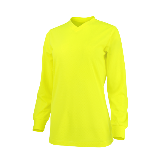 Radians Women's Non Rated Hi-Vis Long Sleeve Shirt with Max-Dri - Green - Size S