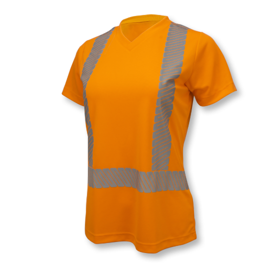 Radians Class 2 High Visibility Women's Safety T-Shirt with Max-Dri - Orange - Size 2X