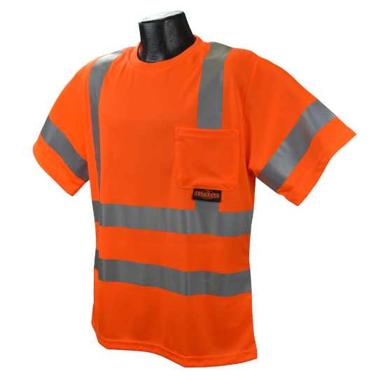 Radians Type R Class 3 Short Sleeve T-Shirt With Max-Dri - Orange - Size L