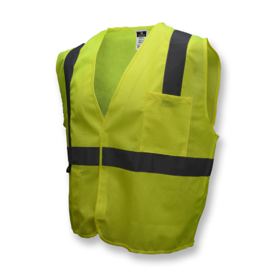 Radians Economy Type R Class 2 Mesh Safety Vest - Green - Size L