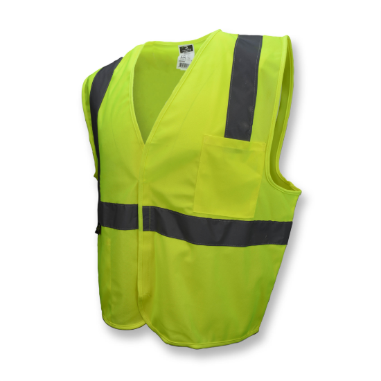 Radians Economy Type R Class 2 Solid Safety Vest - Green - Size 4X
