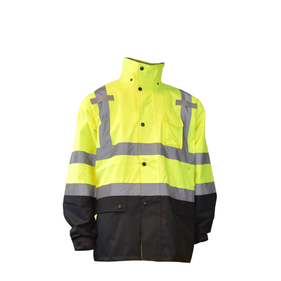Radians General Purpose Rain Jacket - Hi-Vis Green - Size M