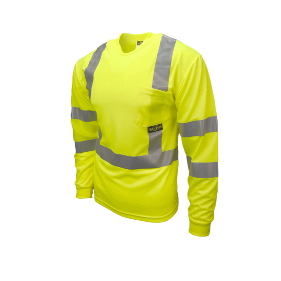Radians Class 3 Long Sleeve T-Shirt with Max-Dri - Green - Size 4X