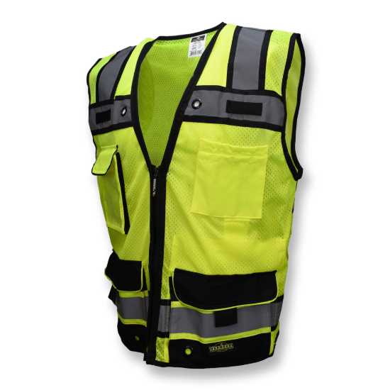 Radians Type R Class 2 Heavy Duty Mesh Surveyor with Zipper - Green - Size 3X
