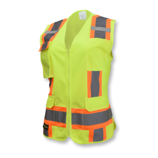 Radians Two Tone Surveyor Type R Class 2 Women's Safety Vest - Green - Size S