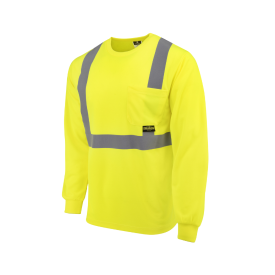 Radians Class 2 Mesh Long Sleeve T-Shirt - Green - Size 3X