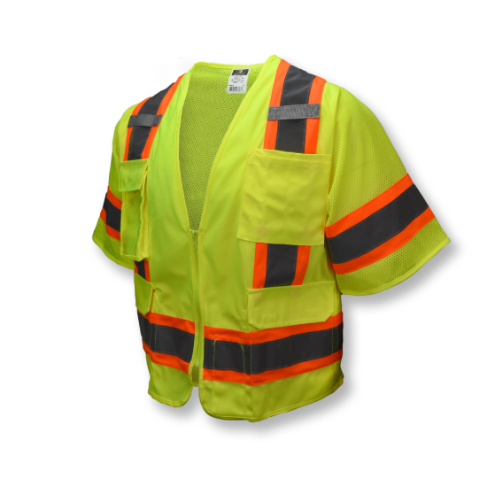 Radians Two Tone Surveyor Type R Class 3 Two Tone Safety Vest - Green - Size 2X