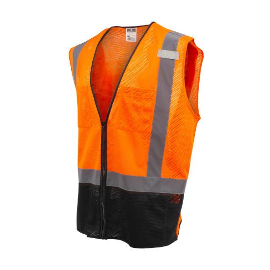 Radians Color-Blocked Vest - Hi-Vis Orange - Size 2X