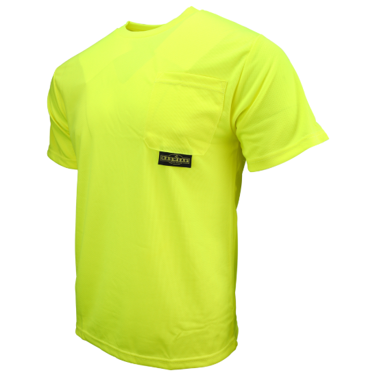 Radians Non-Rated Short Sleeve Safety T-Shirt with Max-Dri - Green - Size 3X