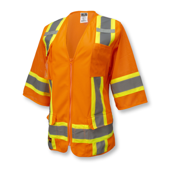Radians Two Tone Surveyor Type R Class 3 Women's Safety Vest - Orange - Size 3X
