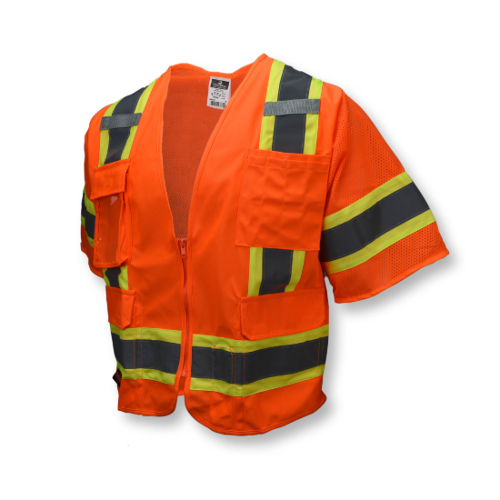 Radians Two Tone Surveyor Type R Class 3 Two Tone Safety Vest - Orange - Size 5X