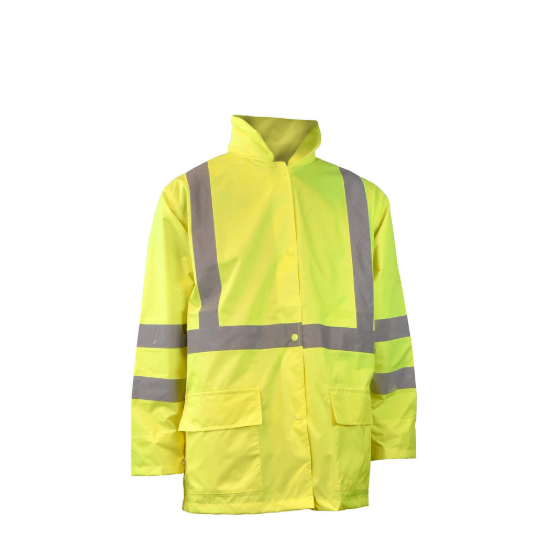 Radians Lightweight Rain Jacket - Hi-Vis Green - Size 4X