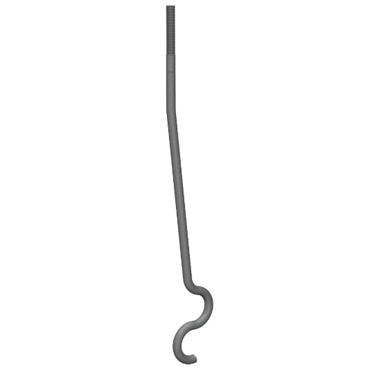 Simpson SSTB 7/8" x 36-7/8" Hot-Dip Galvanized Anchor Bolt