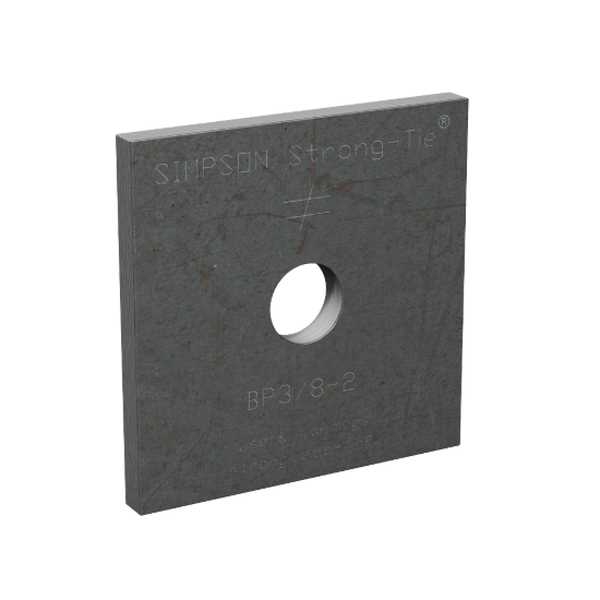 Simpson 3/4" Bolt Diameter 3" x 3" HDG Bearing Plate