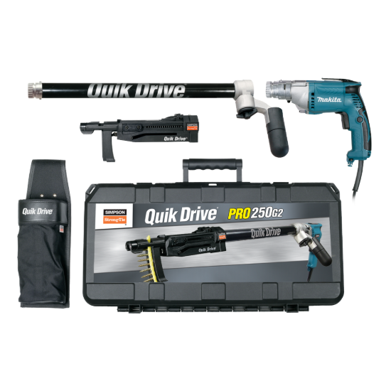 Simpson Quik Drive PRO250 Subfloor System w/ Makita 3500 RPM Screwdriver Motor