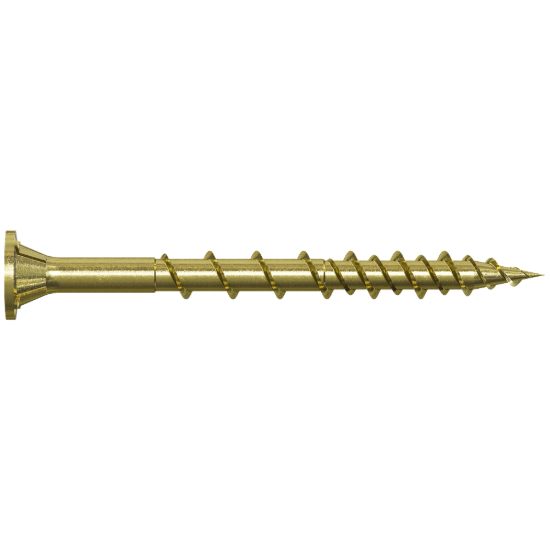 Simpson Strong-Drive WSV Subfloor Screw (Collated) - #9 x 2" T25, Yellow Zinc - 1000/box