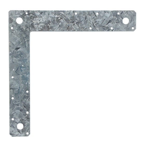 Simpson 12" x 12" 14-Gauge Galvanized L Strap