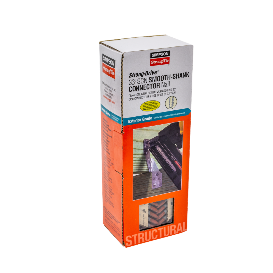 Simpson Strong-Drive 33 SCN Smooth-Shank Connector Nail - 1-1/2" x .148" HDG - 500/box