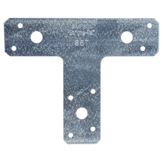 Simpson 6" x 5" 14-Gauge Galvanized T Strap