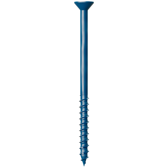 Simpson Titen Turbo - 1/4" x 6" Hex-Head Concrete Screw, Blue - 100/box