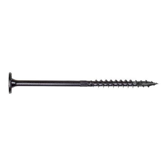 Simpson Outdoor Accents Structural Wood Screw - .220" x 5-1/2" DB Coating, Black w/Washer