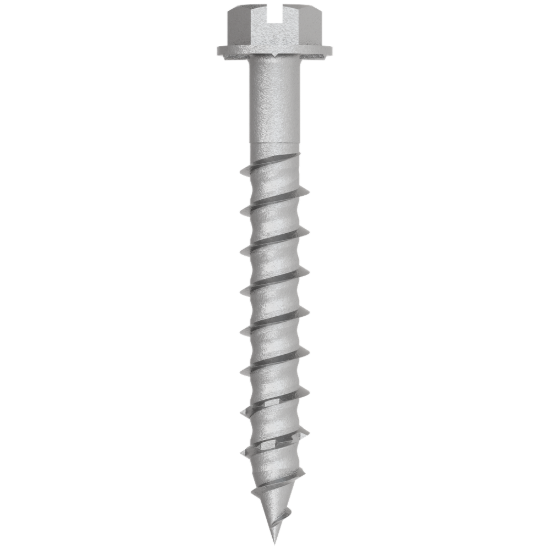 Simpson Titen Turbo - 1/4" x 1-3/4" Type 316 Stainless-Steel Hex-Head Concrete Screw - 50/box
