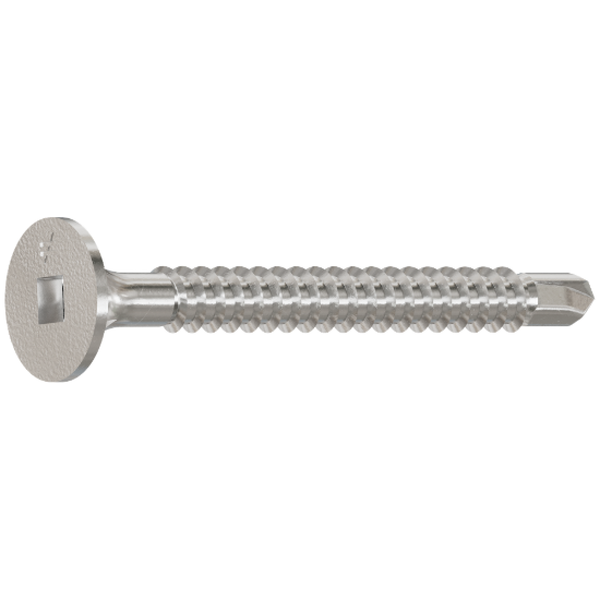 Simpson Self-Drilling Fiber-Cement Screw - #8 x 1-5/8" #2 Square Drive, Type 410 - 100/box