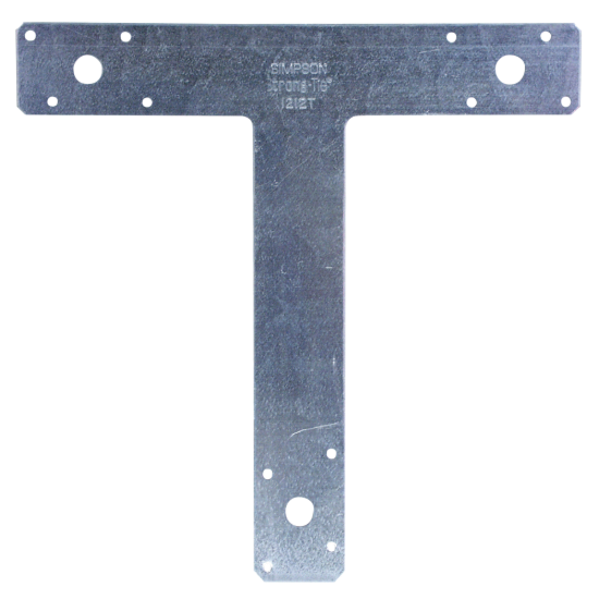 Simpson 12" x 12" 14-Gauge Galvanized T Strap