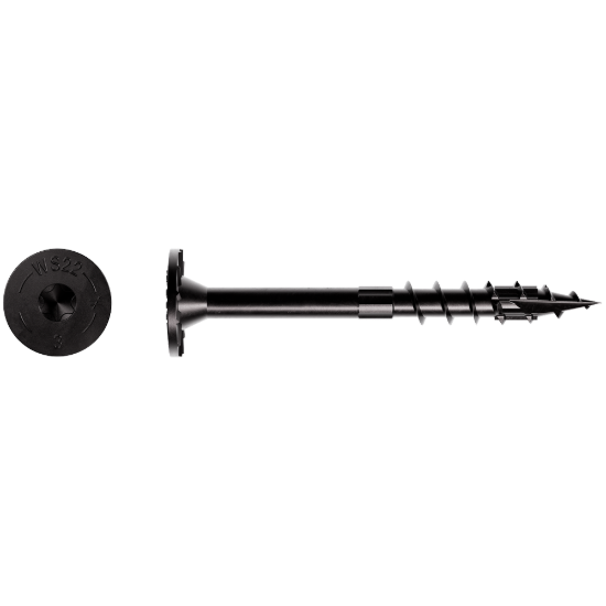 Simpson Strong-Drive SDWS Timber Screw (Exterior Grade) - 0.220" x 3" T40, Black - 250/box