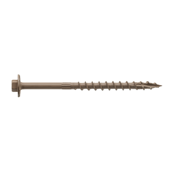 Simpson Strong-Drive SDWH Timber-Hex Screw - 0.195" x 4" 5/16 Hex, DB Coating - 50/box