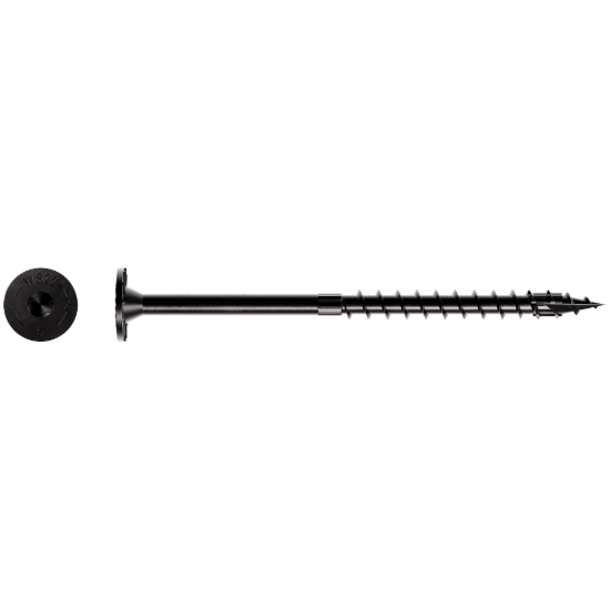 Simpson Strong-Drive SDWS Timber Screw (Exterior Grade) - 0.220" x 5" T40, Black - 600/box