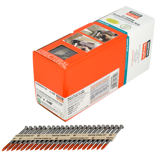 Simpson Strong-Drive 33 SCN Smooth-Shank Connector Nail - 2-1/2" x .148" HDG - 500/box