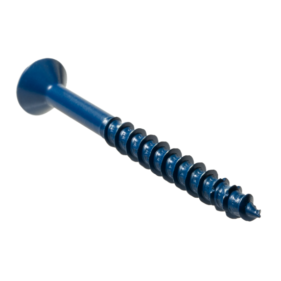 Simpson Titen Turbo - 1/4" x 2-3/4" Torx Flat-Head Concrete Screw, Blue - 100/box