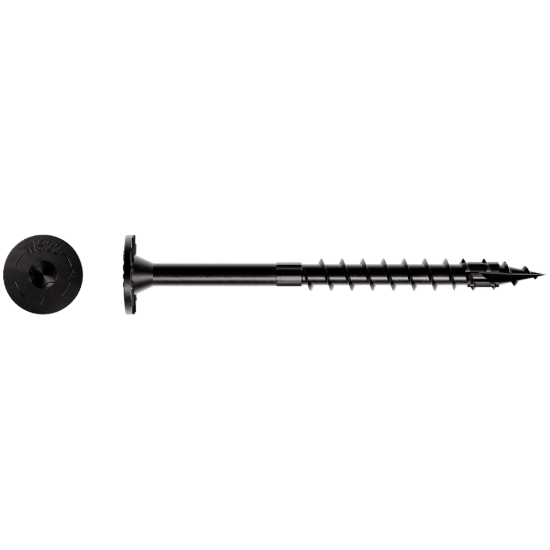 Simpson Strong-Drive SDWS Timber Screw (Exterior Grade) - 0.220" x 4" T40, Black - 50/box