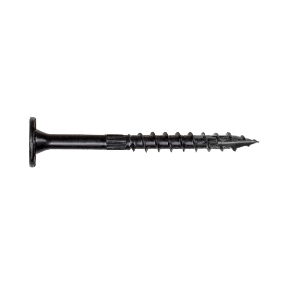 Simpson Outdoor Accents Structural Wood Screw - .220" x 3-1/2" DB Coating, Black w/Washer