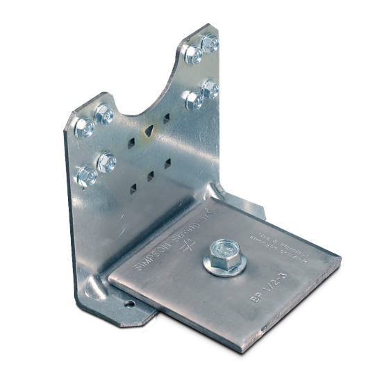 Simpson MSSC 4-1/4" Kneewall Connector for 6" Framing Member w/ Bearing Plate - 20/box