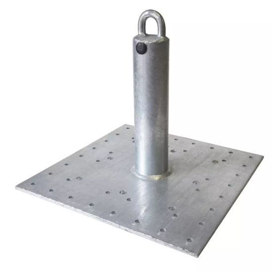 SafeWaze 12" Post Anchor for Wood Steel Concrete