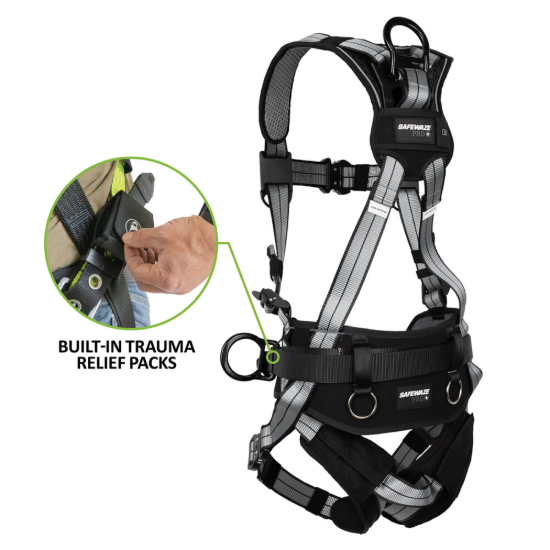 Safewaze Pro+ Slate Construction Harness - Medium