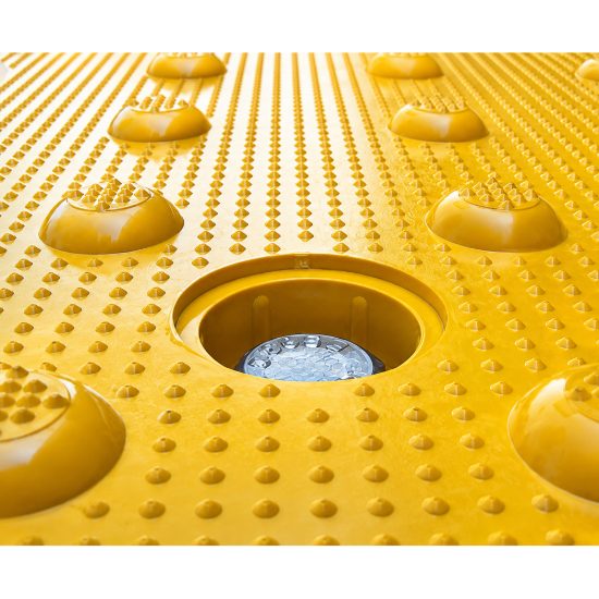 ADA Solutions Truncated Dome - Replaceable Cast In Place - 3' x 5' - Yellow