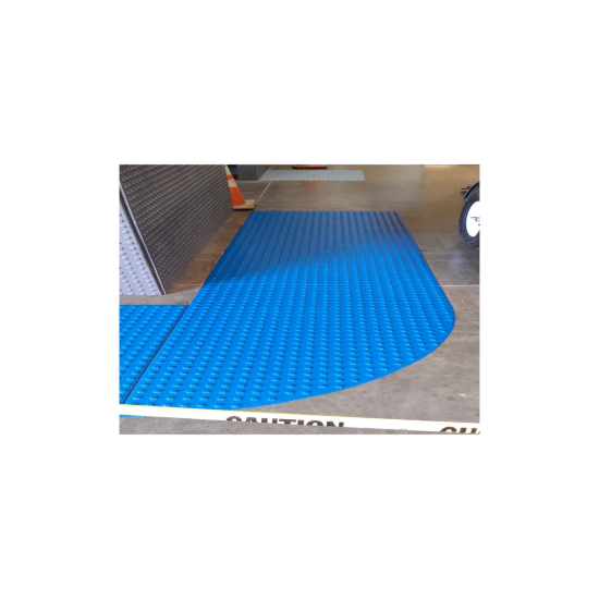 Safety Step - Inline Mat - Standard - 2' x 10' - Blue