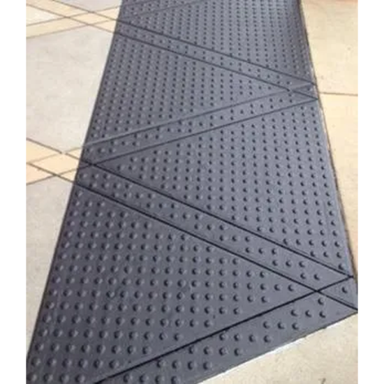 Safety Step - Inline Mat - Textured - 2' x 10' - Dark Gray