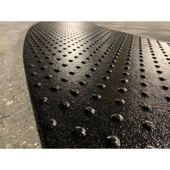 Safety Step - Inline Mat - Textured - 2' x 10' - Black