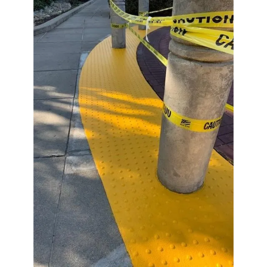 Safety Step - Inline Mat - Standard - 2' x 10' - Yellow