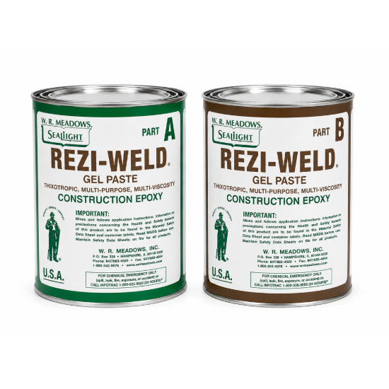 WR Meadows REZI-WELD Gel Paste Epoxy - 1 Gallon Kit (Sold Per Case of 4)